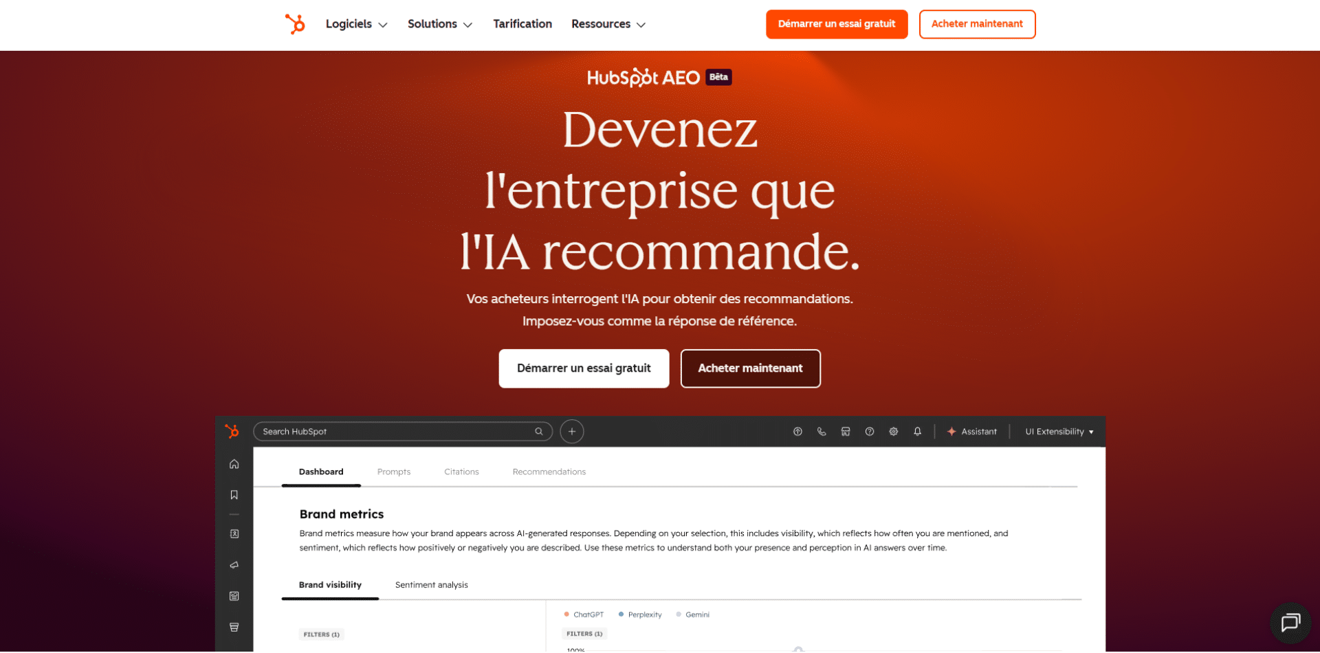 HubSpot AEO : la plateforme lance son outil de visibilité dans la recherche IA