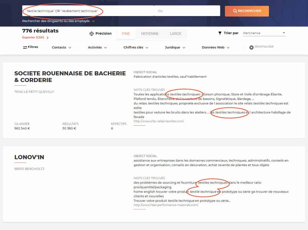 Moteur de recherche sémantique societeinfo