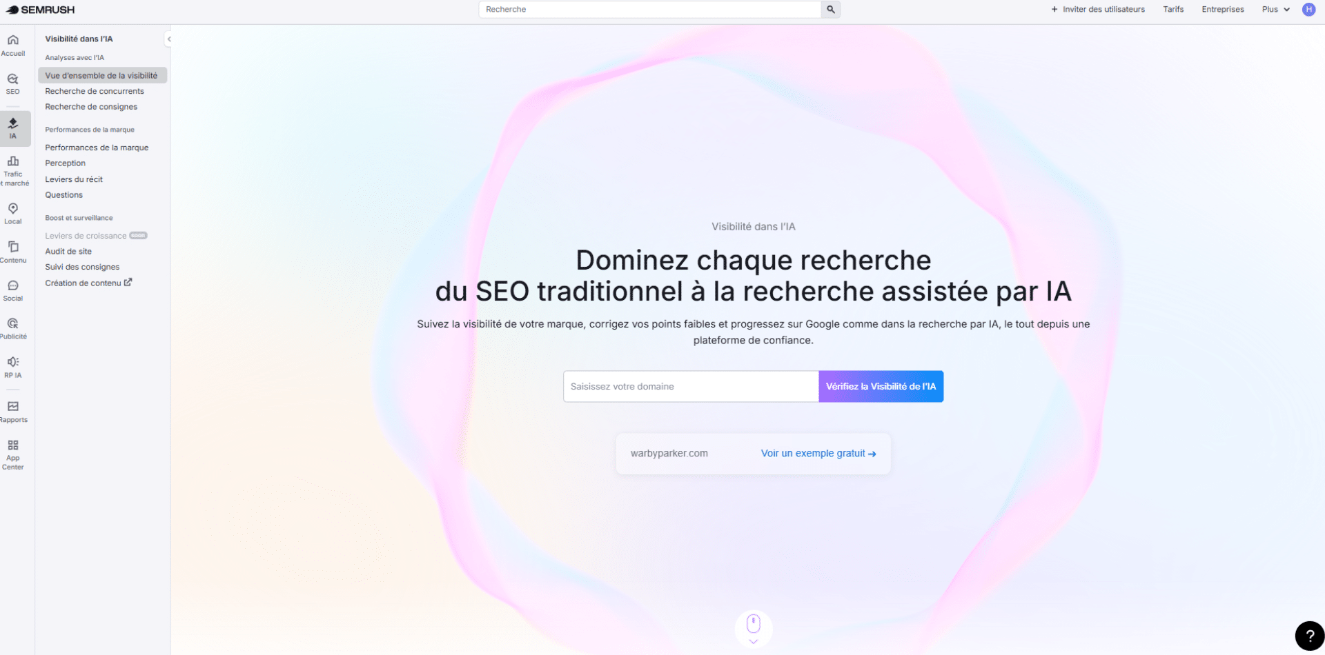 Semrush AEO
