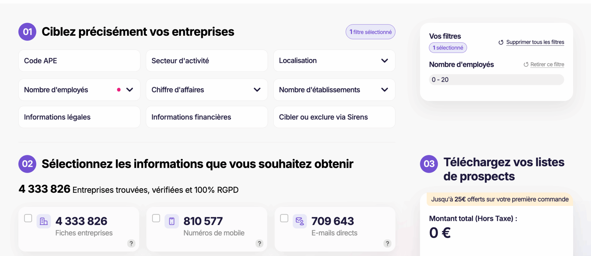 L'enrichissement de données B2B dans Datapult