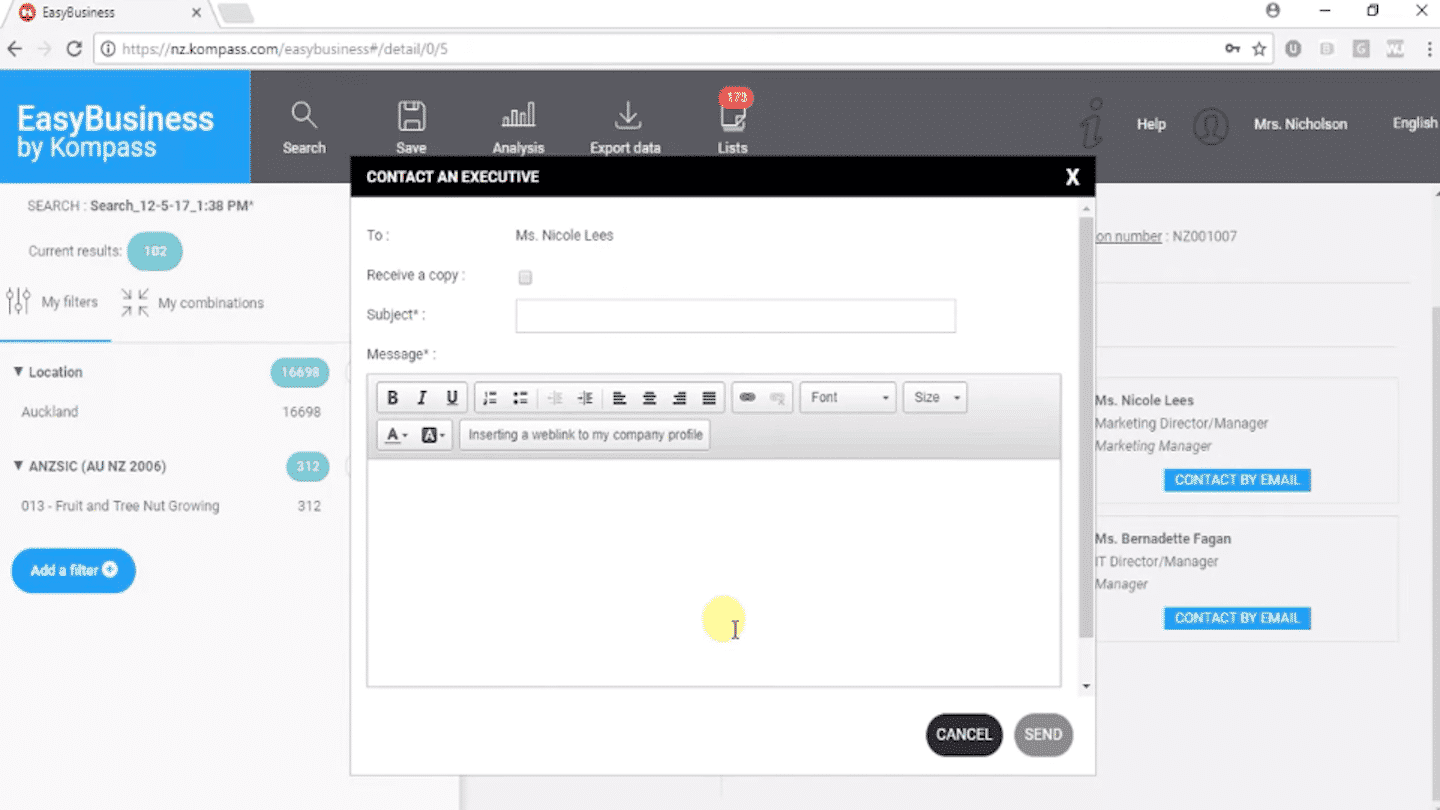 Le module de campagnes email d'Easy Business