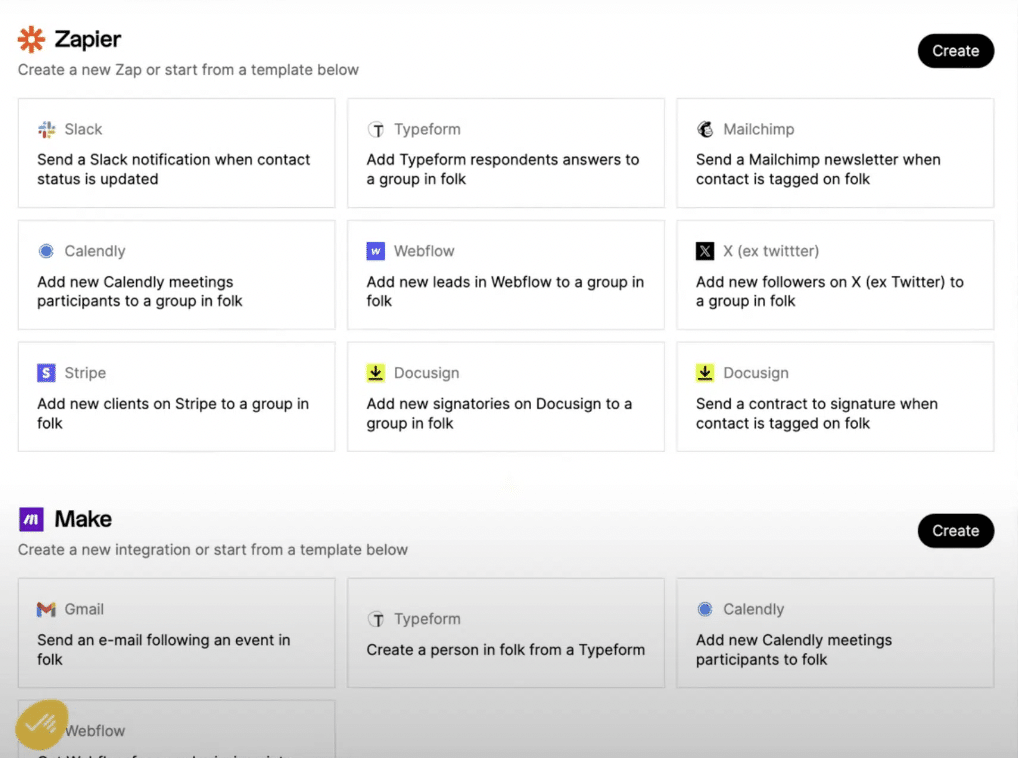 folk análise zapier