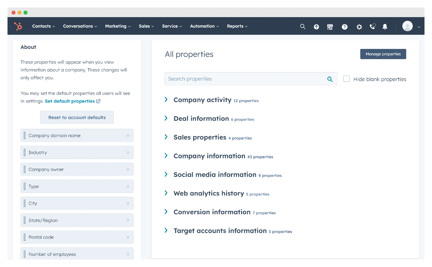 La création d'un champ personnalisé dans HubSpot CRM