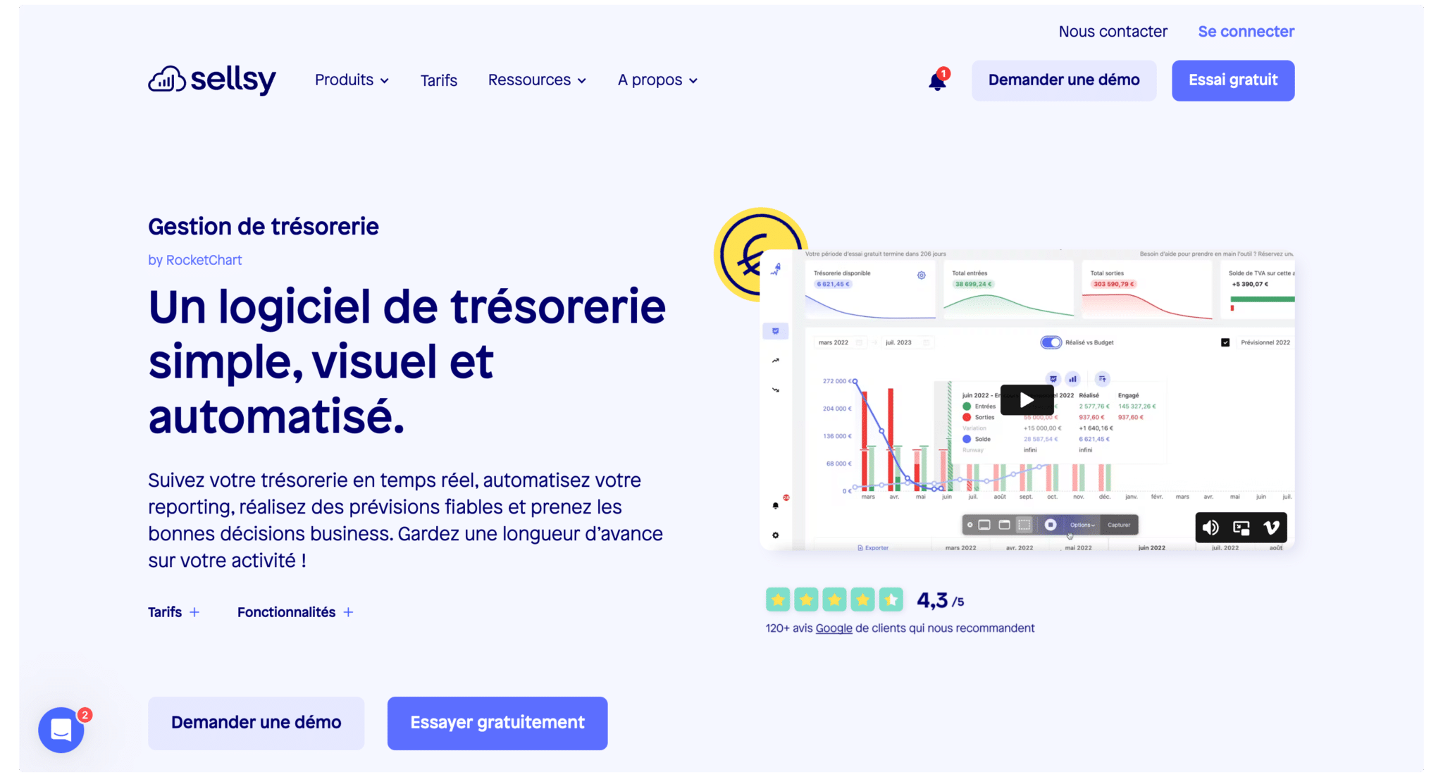 Le module de gestion de trésorerie de Sellsy et son suivi prévisionnel