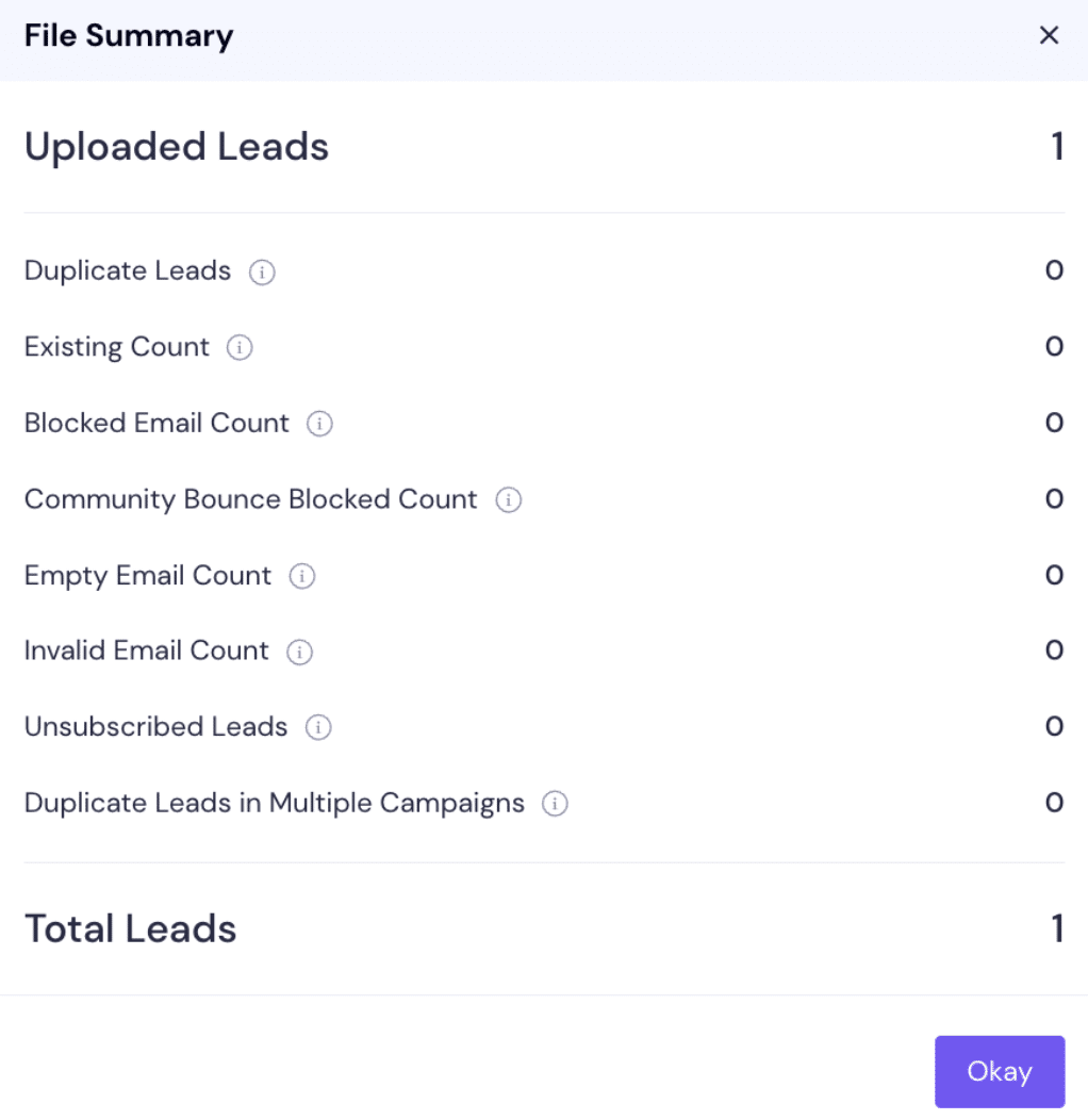 Le dédoublonnage automatique des contacts à l'import dans Smartlead
