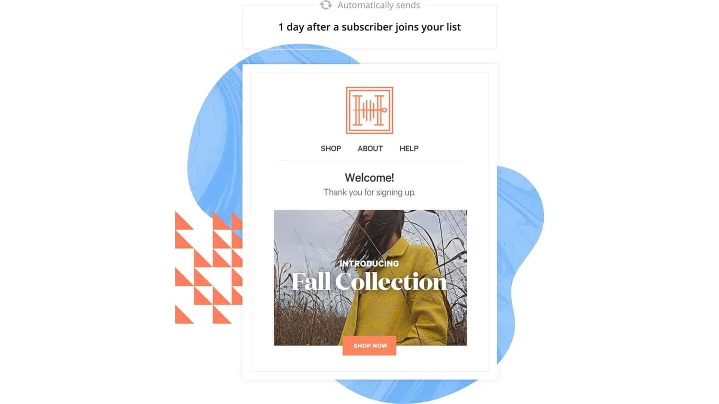 Automatic welcome email triggered by a Mailchimp CMS integration