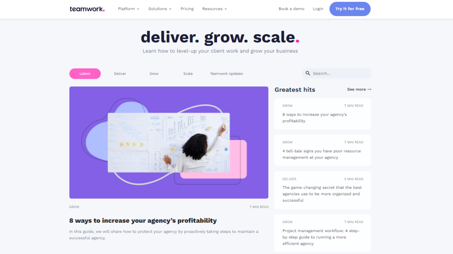 Le blog de Teamwork
