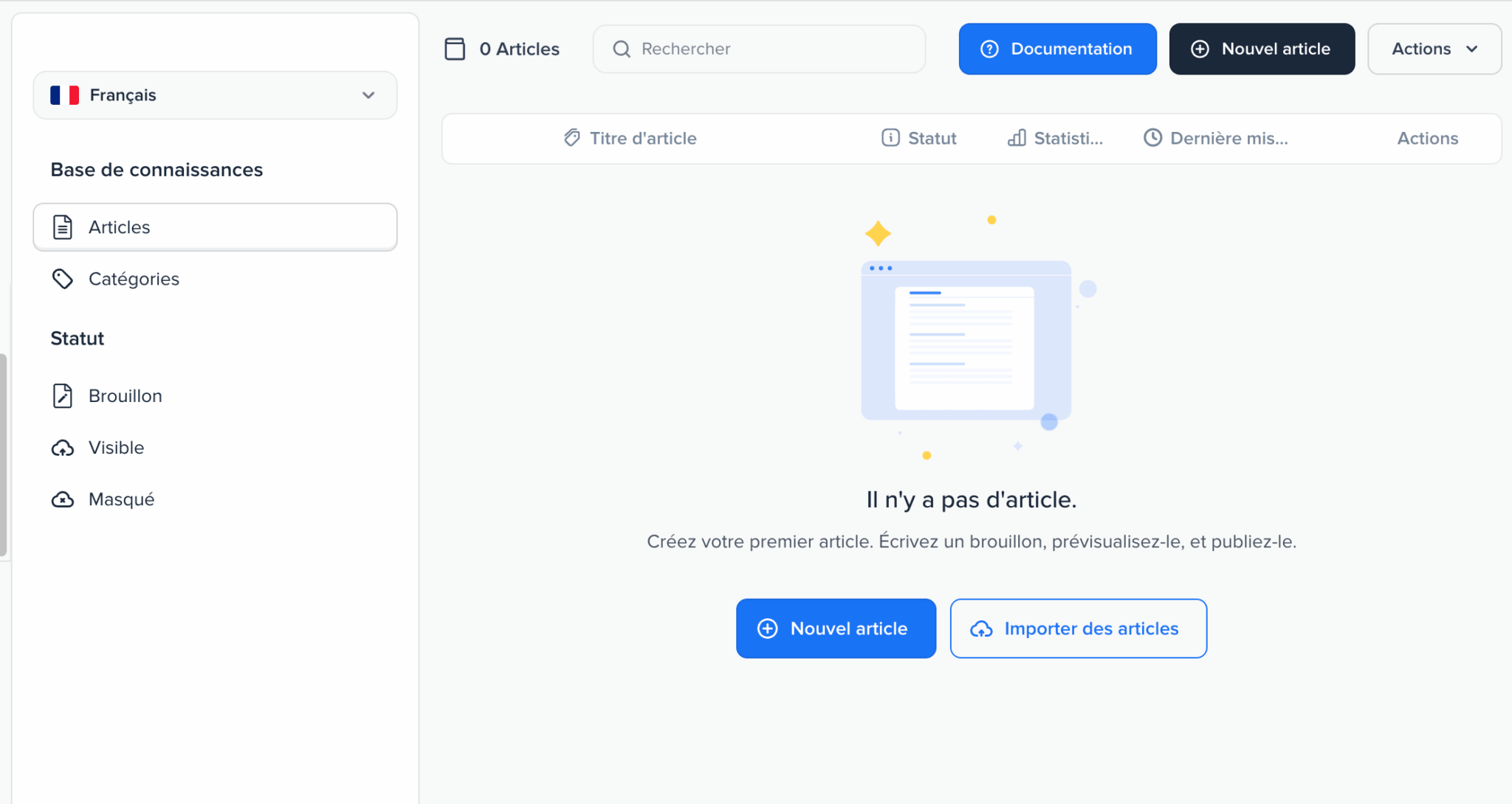 Base de connaissances multilingue de Crisp