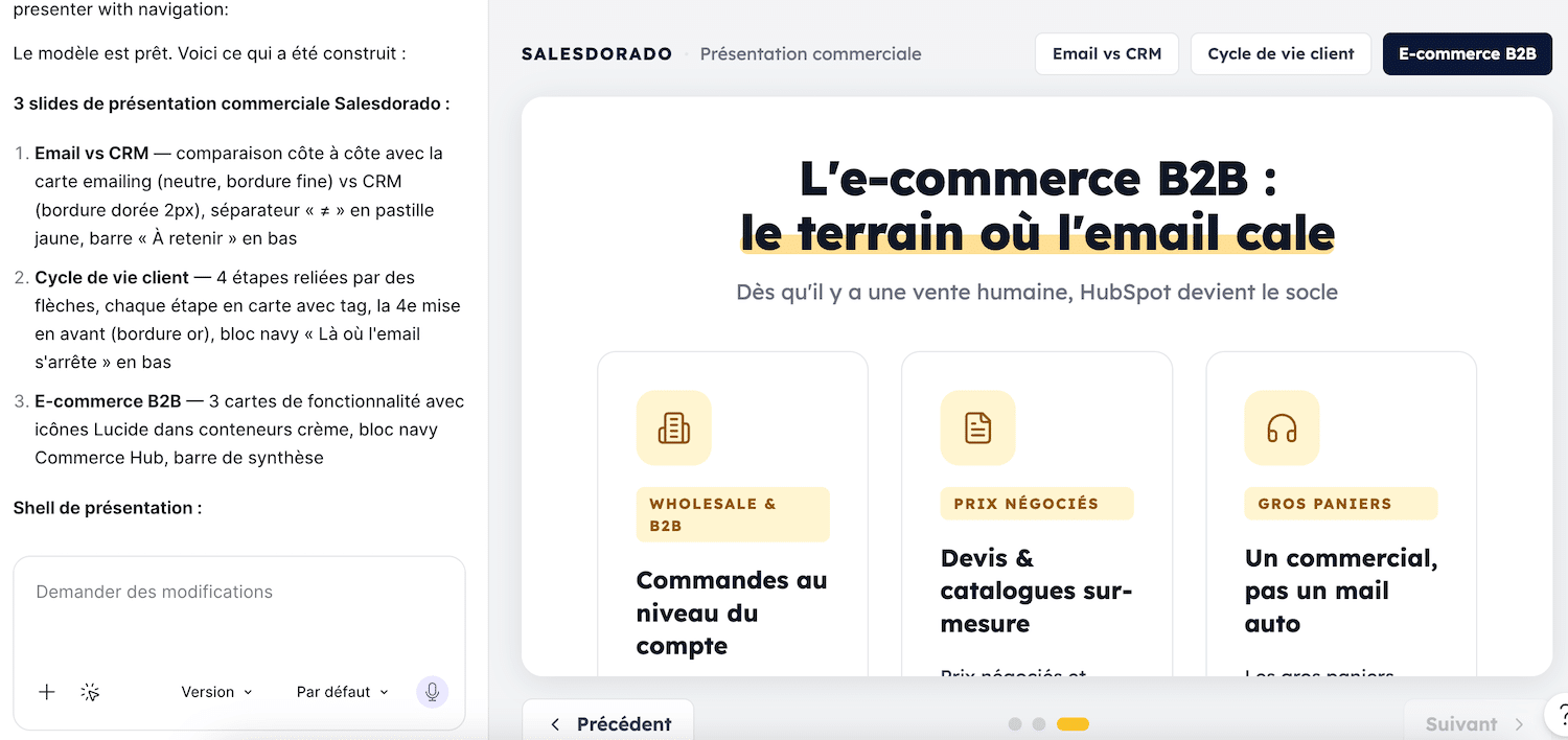 Un outil interne généré dans Figma Make