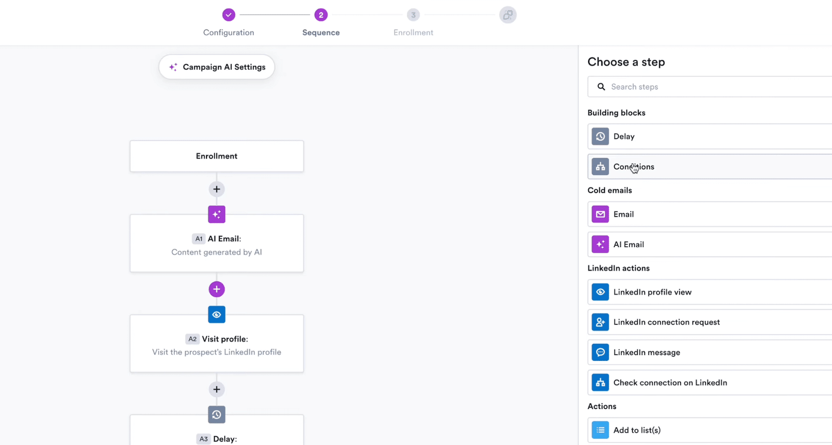 Overloop's multichannel sequence builder