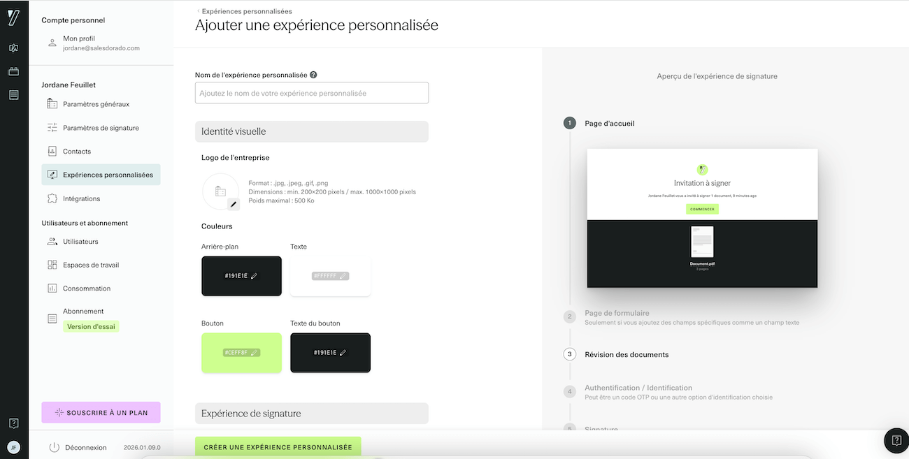 L'ajout des signataires et de leur ordre de signature dans Youtrust