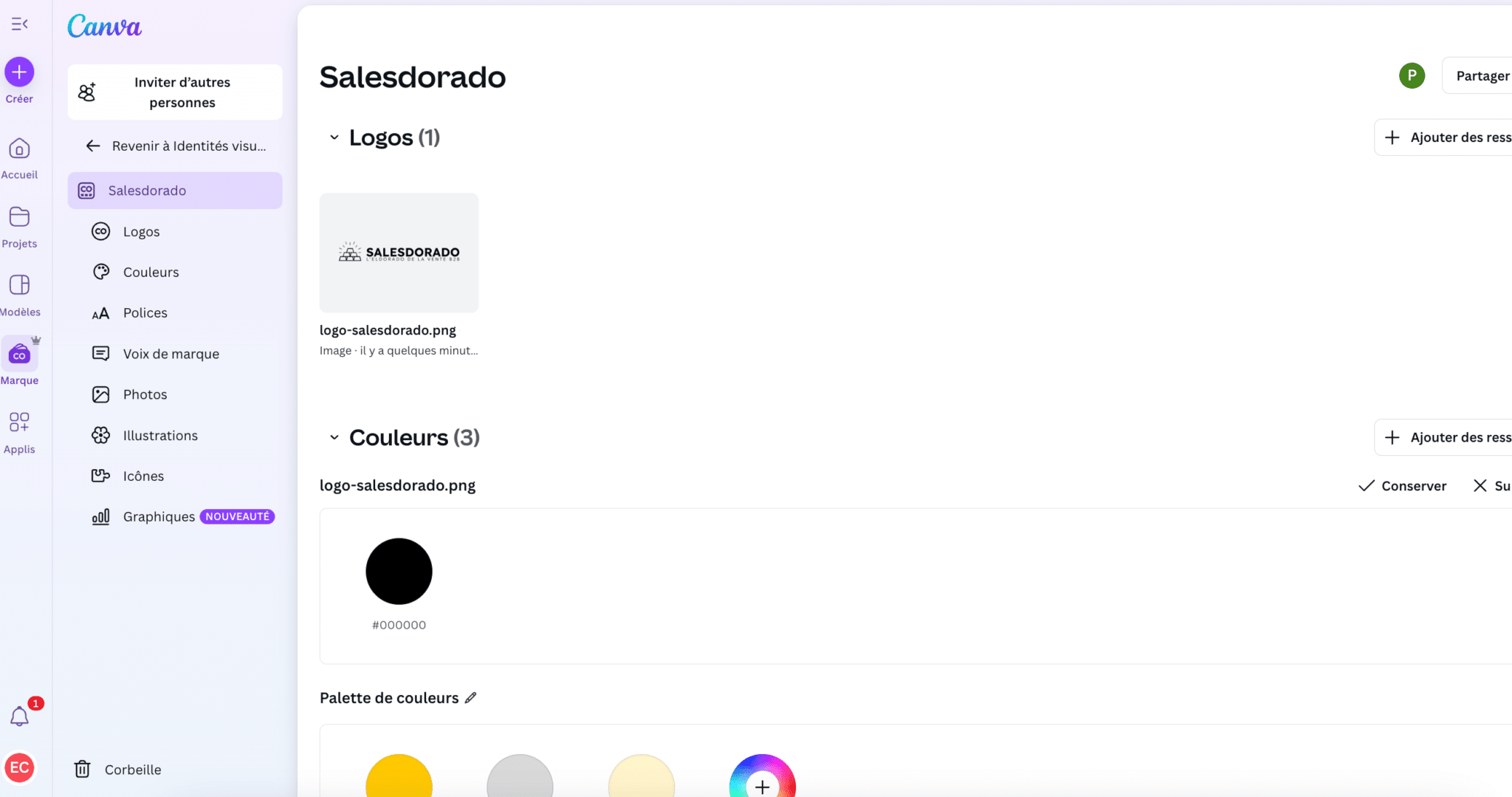 Los kits de marca de Canva: colores, tipografías y logos