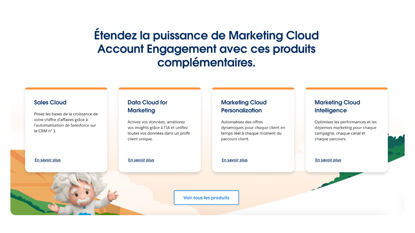 Catalogue d'intégrations de Marketing Cloud Account Engagement