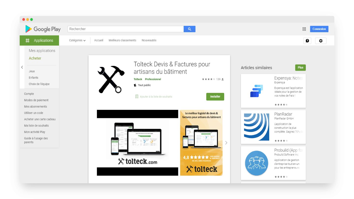 Tolteck Application