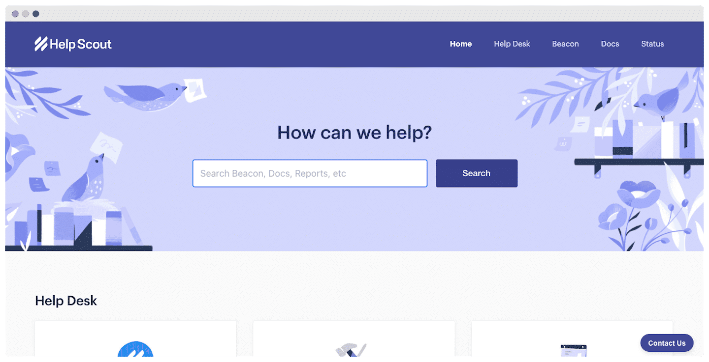 Centre de ressources en ligne de Help Scout
