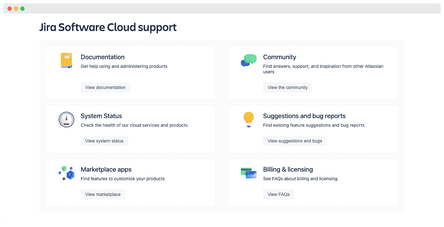 Le support client de Jira