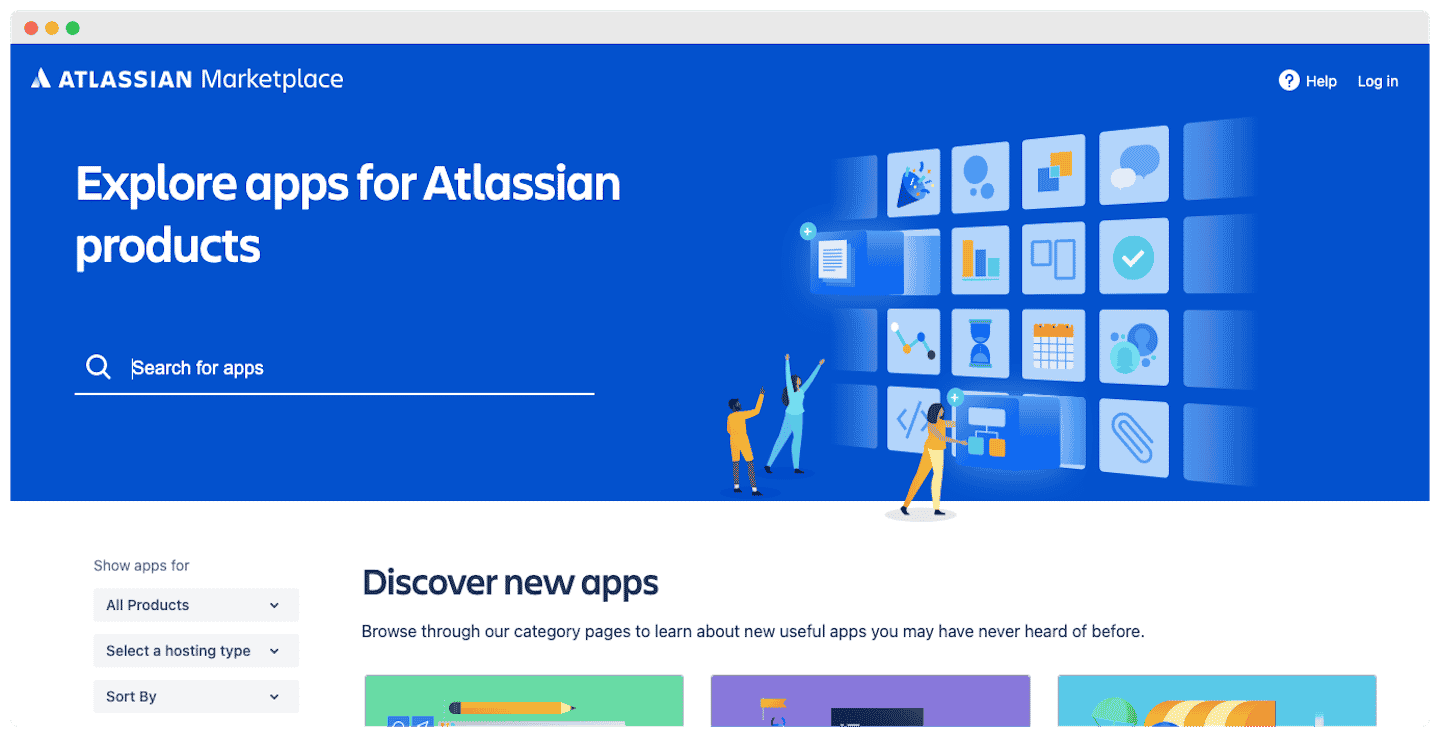 La marketplace d'intégrations de Jira