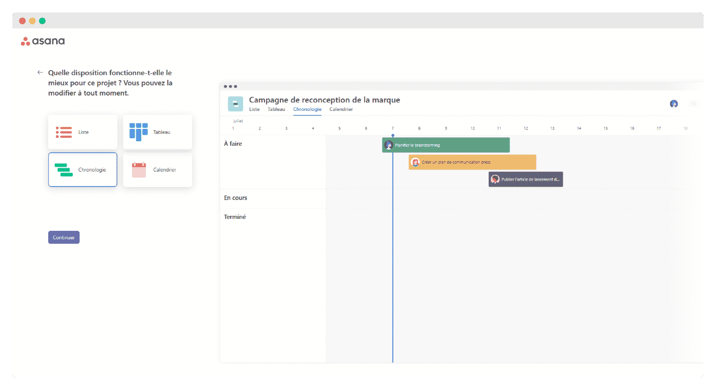 La personnalisation des tâches dans Asana