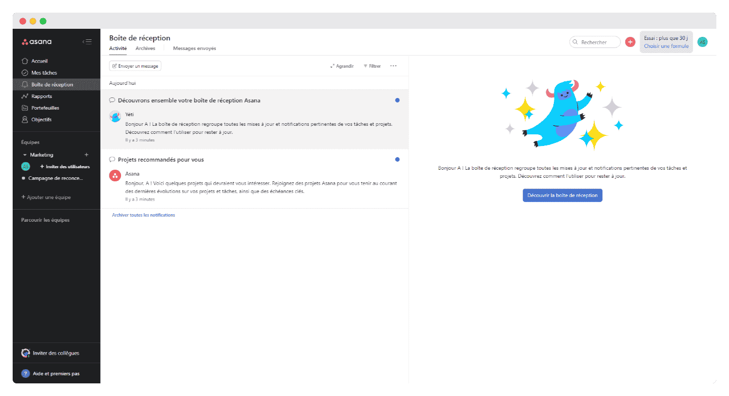 Le partage de fichiers dans Asana