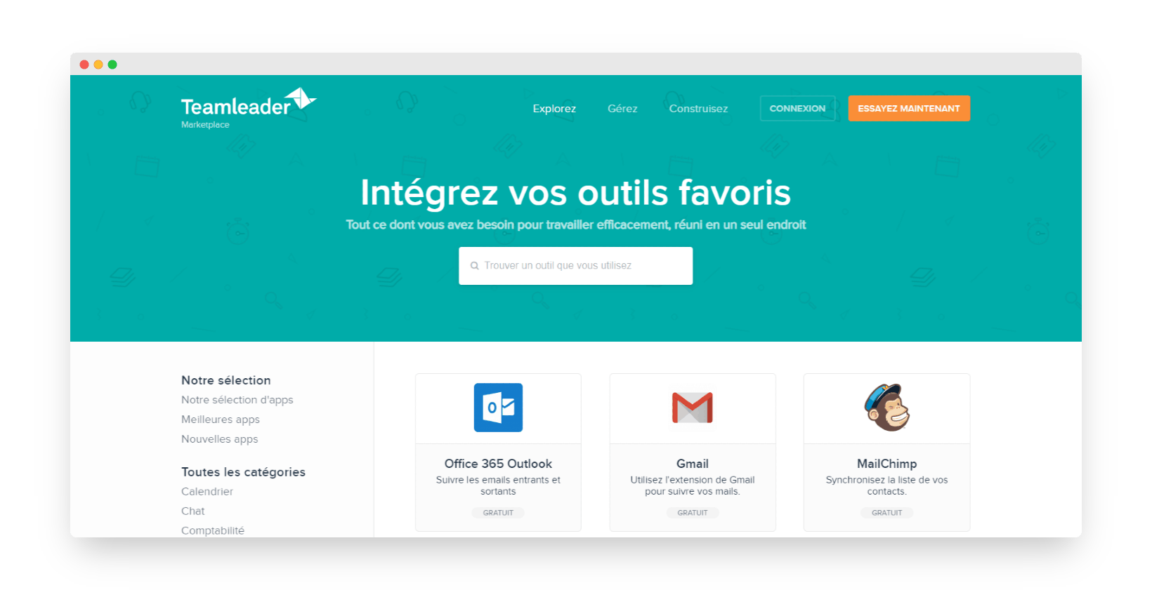 teamleader intégration