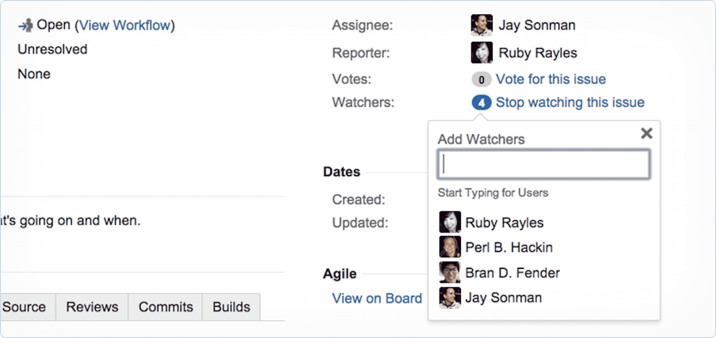 La visibilité sur le cycle de vie des tickets Jira